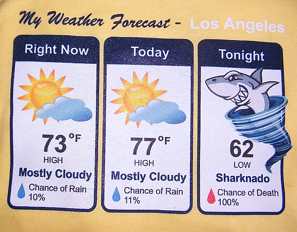 My Weather Forecast Los Angeles Sharknado